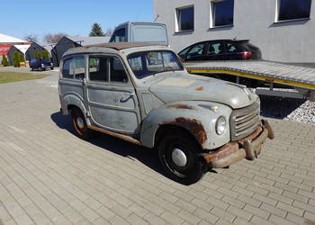 Używany, Fiat 500C Topolino Belvedere Giardiniera (1953), Supe Baza, Oryginał na sprzedaż  Zgierz