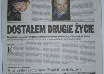 Unikat! Gazeta Wyborcza 31.01.2006 - katastrofa MTK na sprzedaż  Warszawa