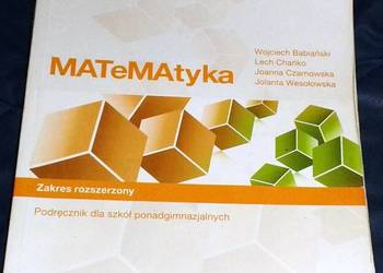 Matematyka 3 - W. Babiański, L. Chańko, J. Czarnowska na sprzedaż  Chełm