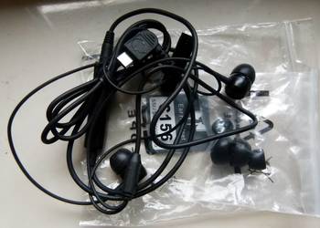 Słuchawki zestaw słuchawkowy LG dokanałowe jack micro USB na sprzedaż  Zamość