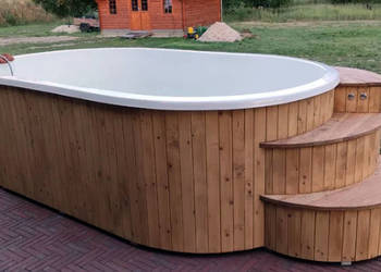 Basen Wolnostojący 5m3 SPA z Hydromasażem, Jacuzzi, pokrywa na sprzedaż  Wrocław
