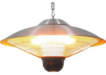 Używany, Wisząca lampa grzewcza halogenowa zdalnie sterowana 2,1kW na sprzedaż  Częstochowa