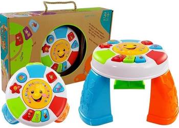 Używany, STOLIK EDUKACYJNY dla dziecka zabawka gra światło dźwięk na sprzedaż  Myszków
