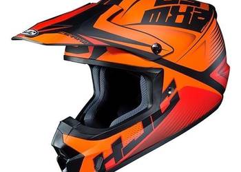 Używany, Offroadowy kask cross atv HJC CS-MX II CSMX2 Ellusion MC7 na sprzedaż  Trzciel