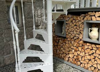 pałacowe schody żeliwne kręcone modułowe hit, używany na sprzedaż  Gołdap