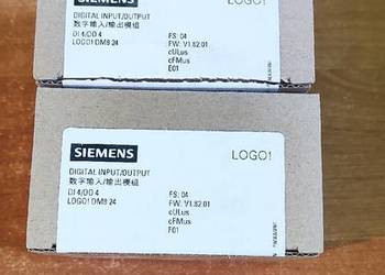 Używany, Moduł I/O Siemens LOGO 8  6ED1055-1CB00-0BA2 na sprzedaż  Mielec