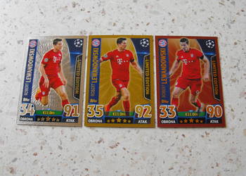 Karty Champions League 2015/2016, LIMITED EDITION Robert Lewandowski. na sprzedaż  Mykanów