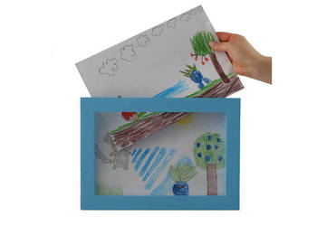 Ramka na rysunki dziecka ramki na dziecięcą sztukę, używany na sprzedaż  Poznań
