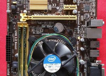 Płyta Główna LGA 1150 Asus+Intel Core i5-4460 +Win10 Klucz na sprzedaż  Wrocław