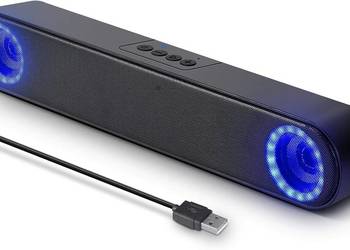 LENRUE A25 Głośnik Komputerowy Stereo HD USB LED, używany na sprzedaż  Gdańsk