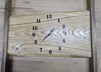 Zegar scienny dębowy 52 cm na sprzedaż  Olkusz