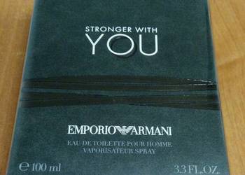 Emporio Armani - Stronger with you. EDP 100 ml, używany na sprzedaż  Zakopane