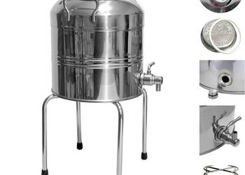 BECZUŁKA bańka beczka stal nierdzewna z kranem inox 5L ANTAŁEK NA WESELE na sprzedaż  Siemianowice Śląskie