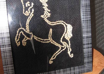obrazek- koń - haft na sprzedaż  Krosno