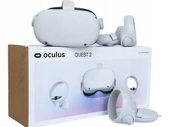 Gogle VR OCULUS Meta Quest 2 128GB + nakładka i gry na sprzedaż  Mielec