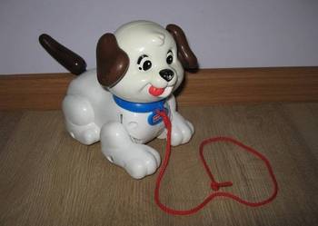 Używany, Fisher Price piesek Snoopy na sznureczku na sprzedaż  Nowy Sącz