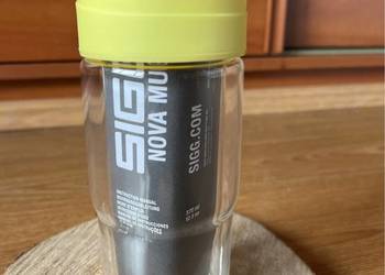 Kubek podróżny szklany SIGG Switzerland Nova Mug Ultra Lemon na sprzedaż  Łódź