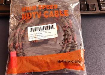 Kabel DVI - HDMI 1.5M + kabel VGA na sprzedaż  Grzywna