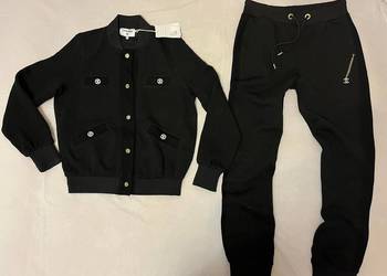 NOWY damski dres Chanel spodnie bluza sweter CC dresy 40 L, używany na sprzedaż  Gdynia