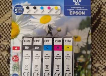 Kartridże do drukarki E18XL EPSON, używany na sprzedaż  Szczecinek