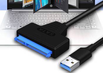 Kabel adapter USB 3.0 SATA - USB Hdd 2.5 i 3.5 cala na sprzedaż  Radom