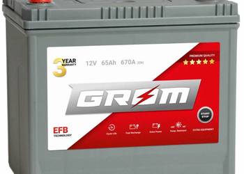 Akumulator GROM EFB START&amp;STOP 65Ah 670A Japan Specpart na sprzedaż  Słupsk