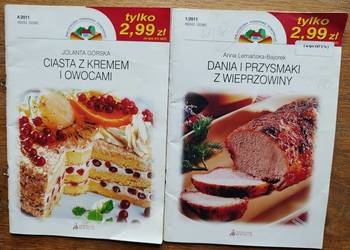 Ciasta z kremem i owocami, Dania i przysmaki z wieprzowiny 2 szt. na sprzedaż  Kraków