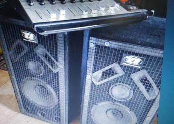 Wzmacniacz audio z kolumnami - komplet - sprawny techn. na sprzedaż  Dąbrowa Tarnowska