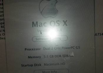 Komputer APPLE Mac Pro G5 A1047 2x2Ghz 5,5GB na sprzedaż  Poznań