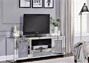 Komoda /szafka rtv z kryształkami Glamour 150x40x55 na sprzedaż  Golkowice