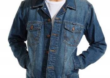 Wrangler kurtka męska jeansowa bez kaptura Wrangler Regular na sprzedaż  Lubin