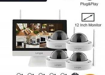 Używany, MONITORING WIFI FULL HD 2MPX NAGRYWARKA+EKRAN LCD na sprzedaż  Wrocław