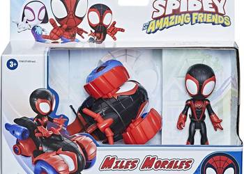 Figurka Miles Morales Spider Pojazd Techno Racer Spidey na sprzedaż  Mogilany