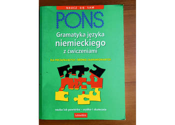 Używany, Naucz się sam pons gramatyka języka niemieckiego z ćwiczenia na sprzedaż  Ruda Śląska