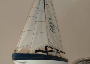 Żaglówka statek Jach yacht dekoracja ozdoba Polska PRL, używany na sprzedaż  Kołobrzeg