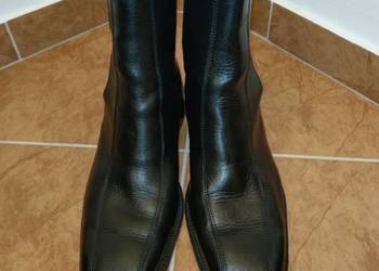 Buty skórzane męskie czarne rozmiar 46 (29,5 cm) nowe na sprzedaż  Kołobrzeg