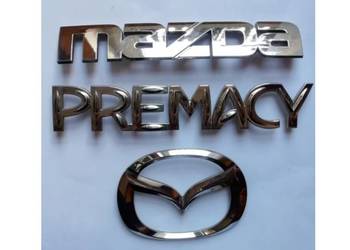 Używany, Napis znaczek emblemat Mazda Premacy na sprzedaż  Lipno