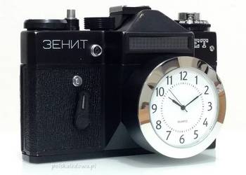 Zegar jak aparat fotograficzny retro vintage ZENIT ET retro, używany na sprzedaż  Siemianowice Śląskie