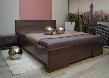 PRODUCENT  łóżko drewniane bukowe 160x200 lite drewno buk na sprzedaż  Katowice