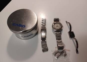 Komplet 2 sztuk zegarków: Casio, Fossil na sprzedaż  Chojnice