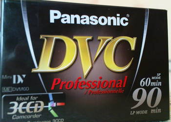 Kasety miniDV Professional do kamery Panasonic AY-DVM60YE, używany na sprzedaż  Giżycko