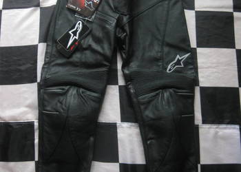 Spodnie motocyklowe skórzane ALPINESTARS BAT rozm.50 (nowe) na sprzedaż  Mielec