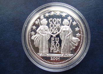 STare monety 10 dinerów 2001 Andora stan menniczy Srebro na sprzedaż  Lesko