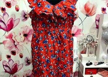Używany, v by very sukienka modny wzór kwiaty nowa bawełna roz.46 na sprzedaż  Choszczno