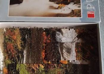 Puzzle ułożone 1000 natura na sprzedaż  Piekary Śląskie