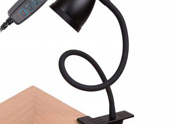 Używany, LAMPKA LED BIURKOWA KLIPS 5W lampa biurko szkolna na sprzedaż  Choroszcz