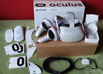 Gogle Meta VR Oculus Quest 2 128 GB + 2 PADY (kontrolery) + na sprzedaż  Strzelce Krajeńskie
