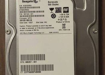 Dysk twardy 3,5&quot; SEAGATE BARRACUDA 500GB sprawny i inne na sprzedaż  Warszawa