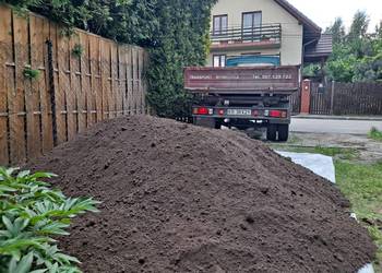Ziemia ogrodowa Kraków, czarnoziem humus siany, mała wywrotka Kraków na sprzedaż  Kraków