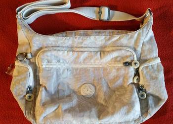 Torba na ramię Kipling GABBIE Crossbody  biała w szare kwiatki na sprzedaż  Lublin